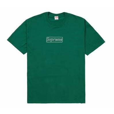 Supreme KAWS Chalk Logo Tee Light Pine - Dousedshop