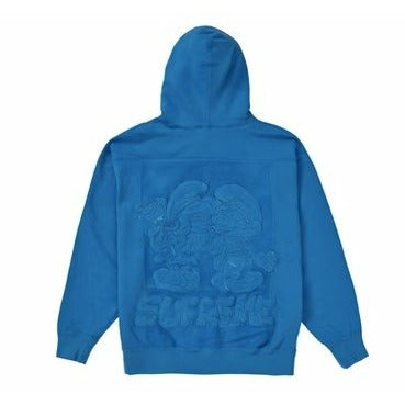 Supreme Smurfs Hooded Sweatshirt Pale Royal - Dousedshop