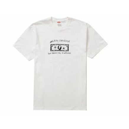 Supreme Spend It Tee White - Dousedshop