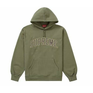Supreme Stars Arc Hooded Sweatshirt Light Olive - Dousedshop