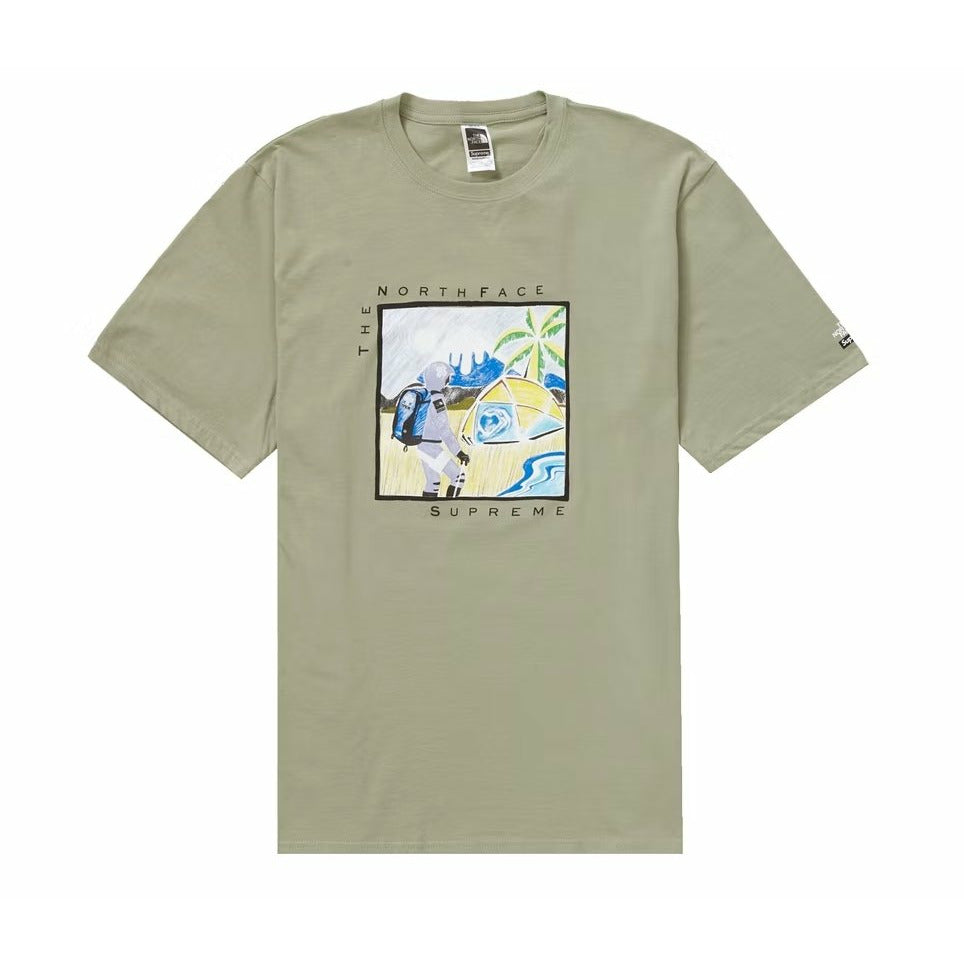 Supreme The North Face Sketch S/S Top Sage - Dousedshop
